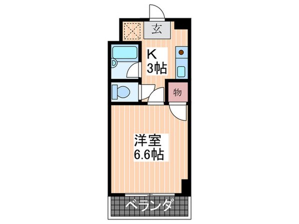 ハ－モニ－３３の物件間取画像